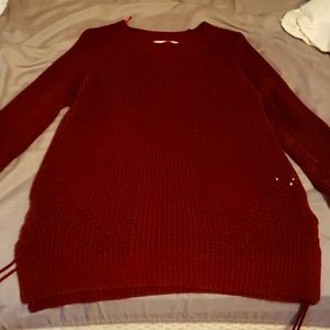 Pink Republic size XL maroon sweater